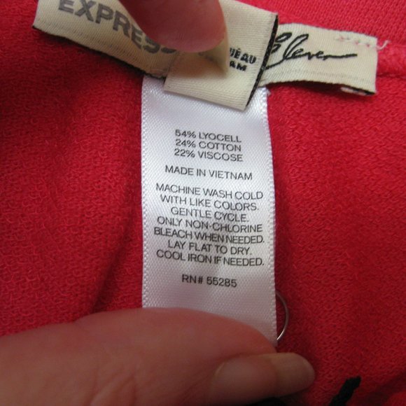 NWT Express red booty lounge shorts XS extra small - Picture 5 of 6